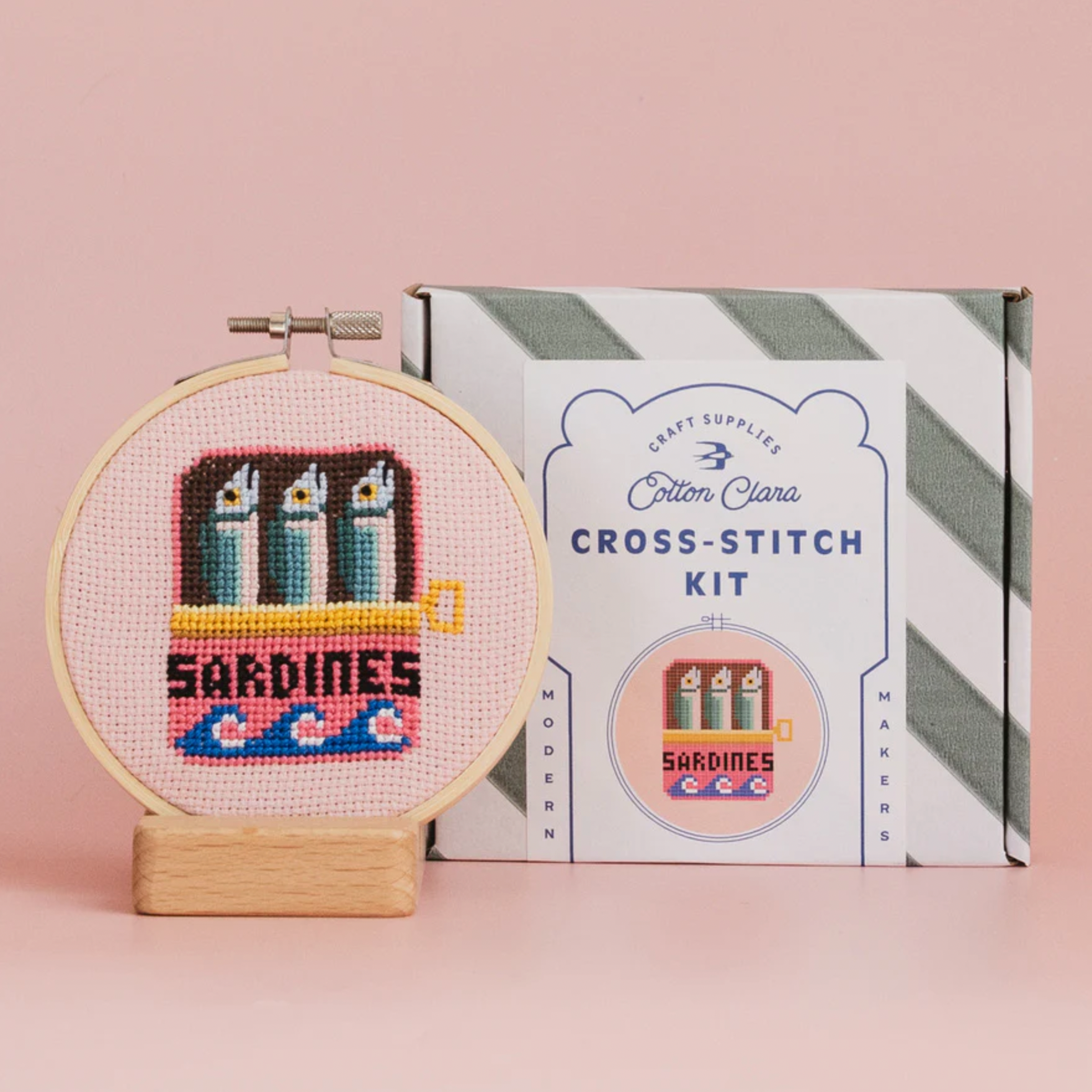 Sardines Cross Stitch Kit