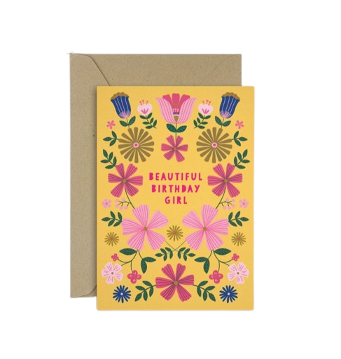 Beautiful Birthday Girl Card