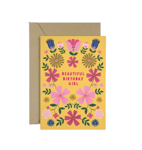 Beautiful Birthday Girl Card