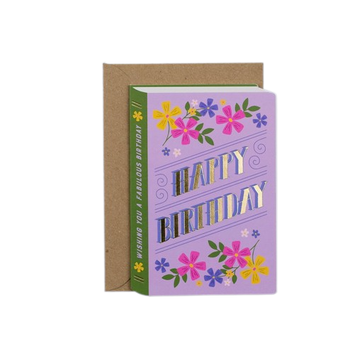 Birthday Book Card