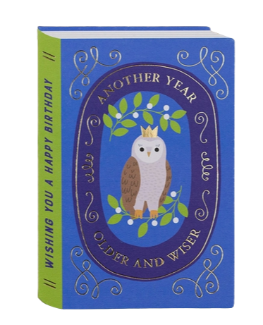 Fairytale Wise Owl Birthday Card