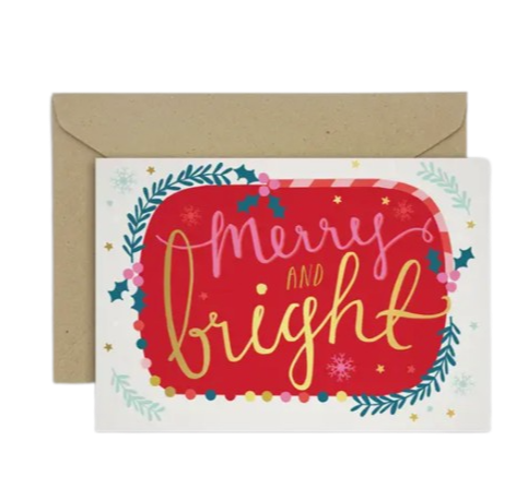 Mifkins - Merry and Bright Christmas Card