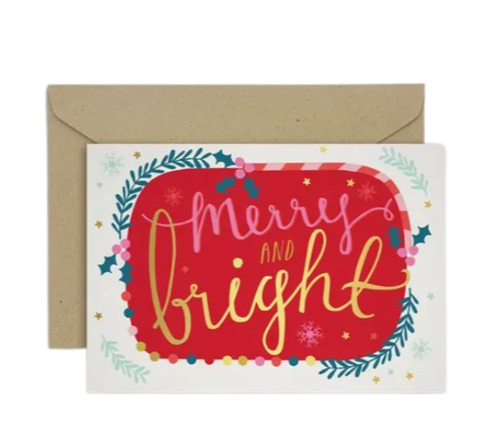 Mifkins - Merry and Bright Christmas Card
