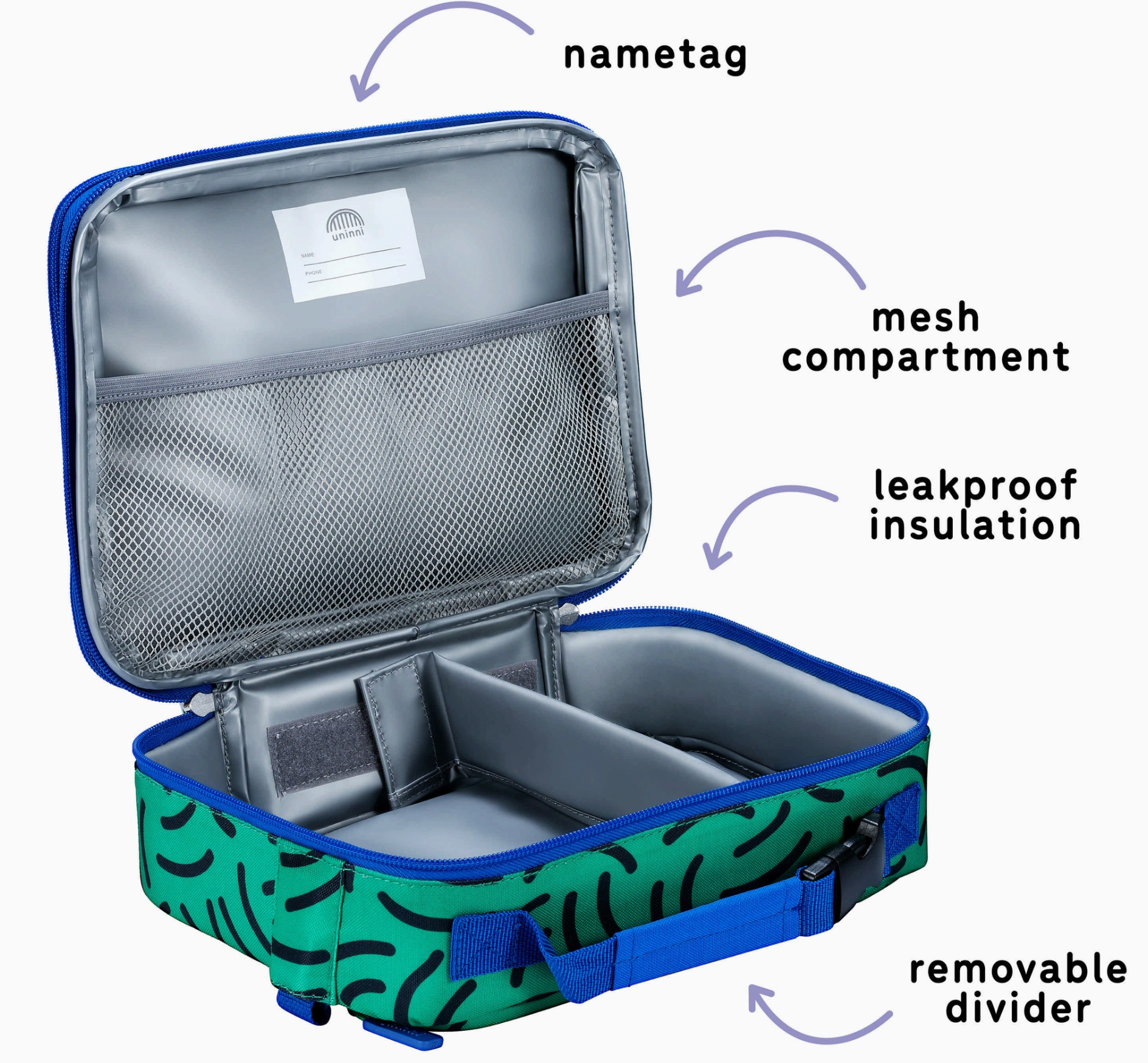 Lunch Bag - Brush Strokes