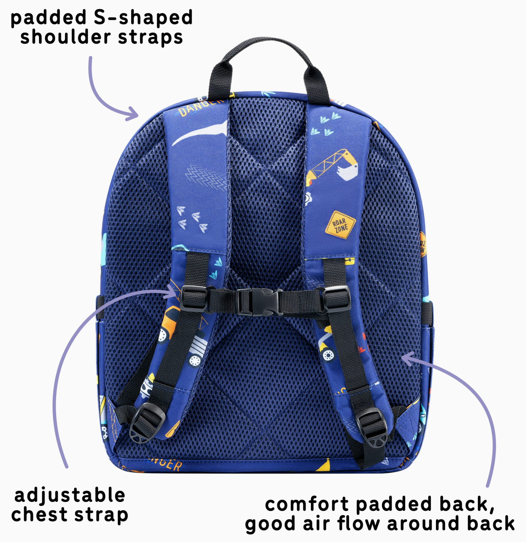Backpack-Blue Dinosaur Blue Dinosaur