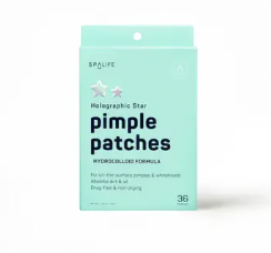 Holiday Holographic Star Hydrocolloid Pimple Patches