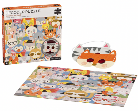 Animal Festival 100-Piece Decoder Puzzle