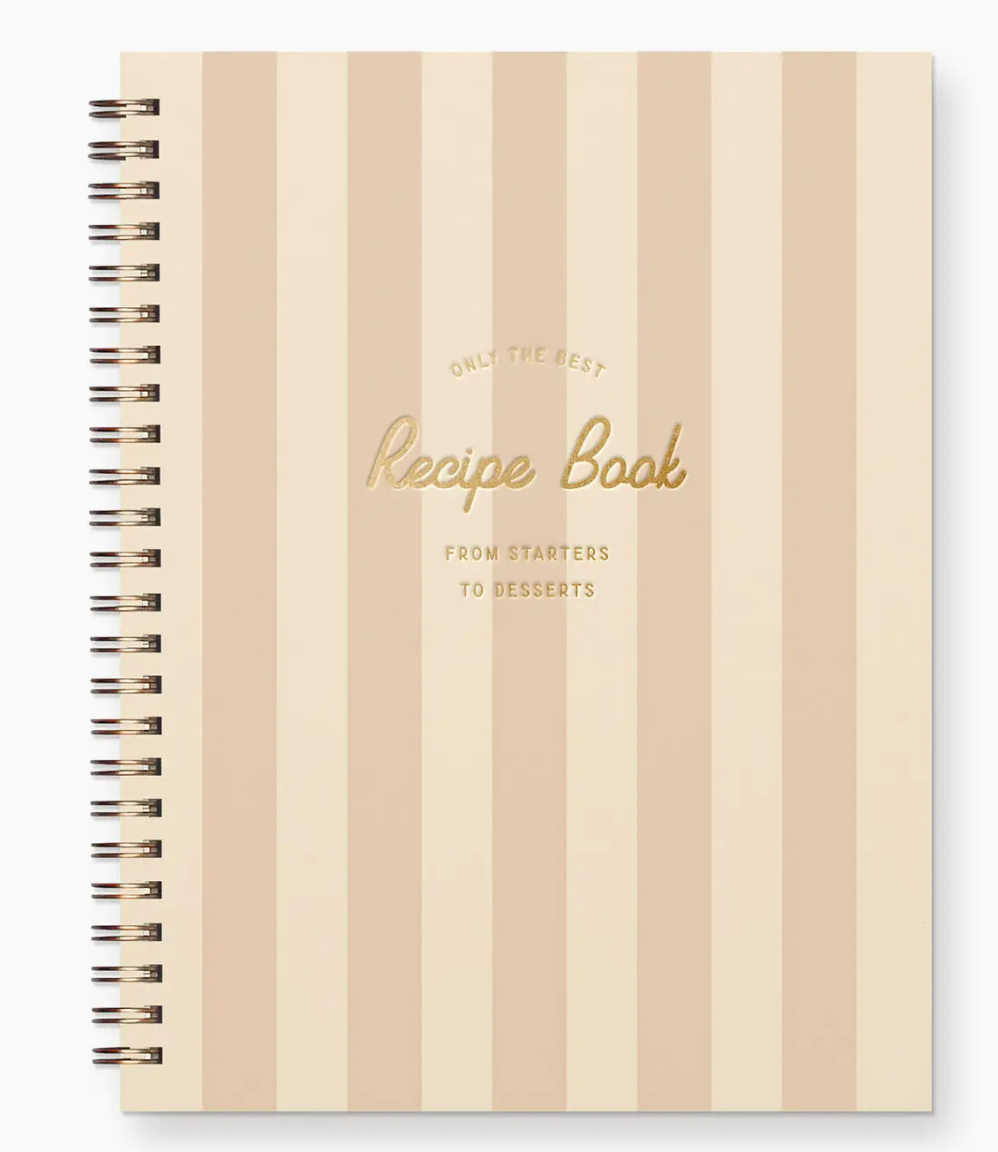 Only the Best Striped Recipe Book