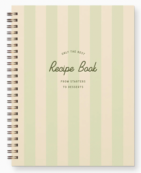 Only the Best Striped Recipe Book