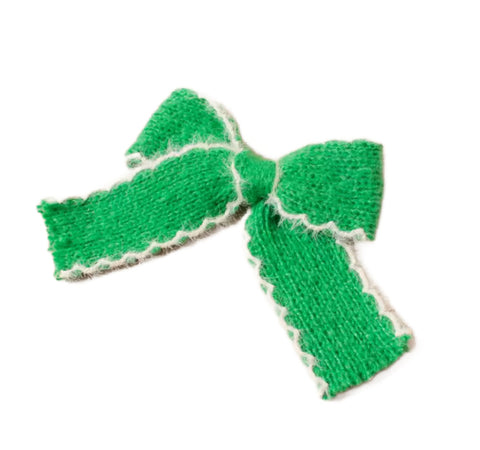 Kids Cotton Hairpin Bow