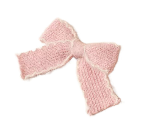 Kids Cotton Hairpin Bow