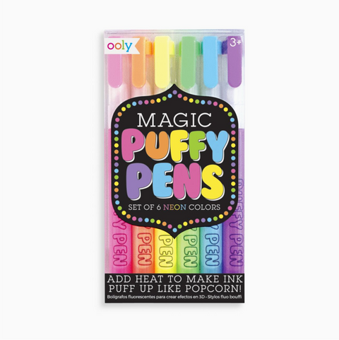 Magic Neon Puffy Pens
