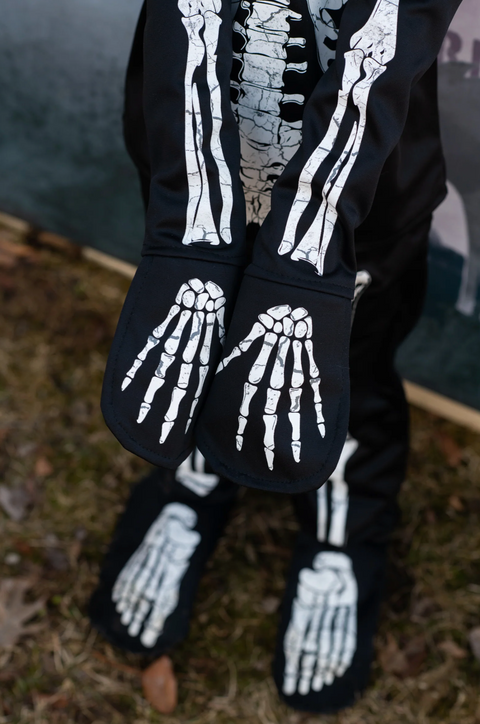 Glow-in-the-Dark Skeleton Shirt Pants Mask
