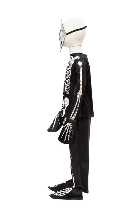 Glow-in-the-Dark Skeleton Shirt Pants Mask