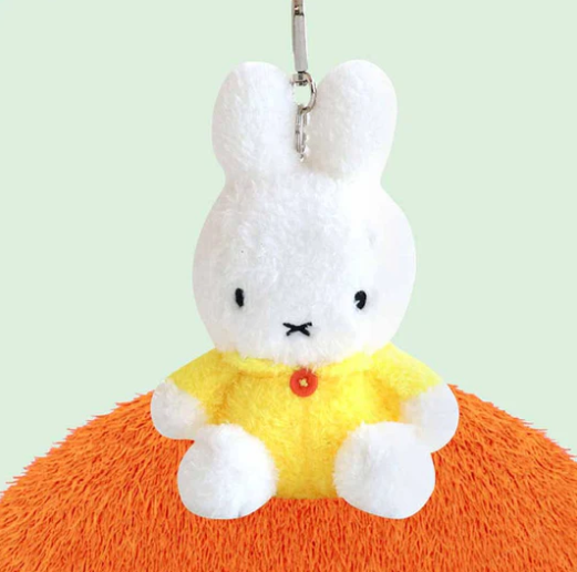 Miffy Sitting Keychain - Yellow
