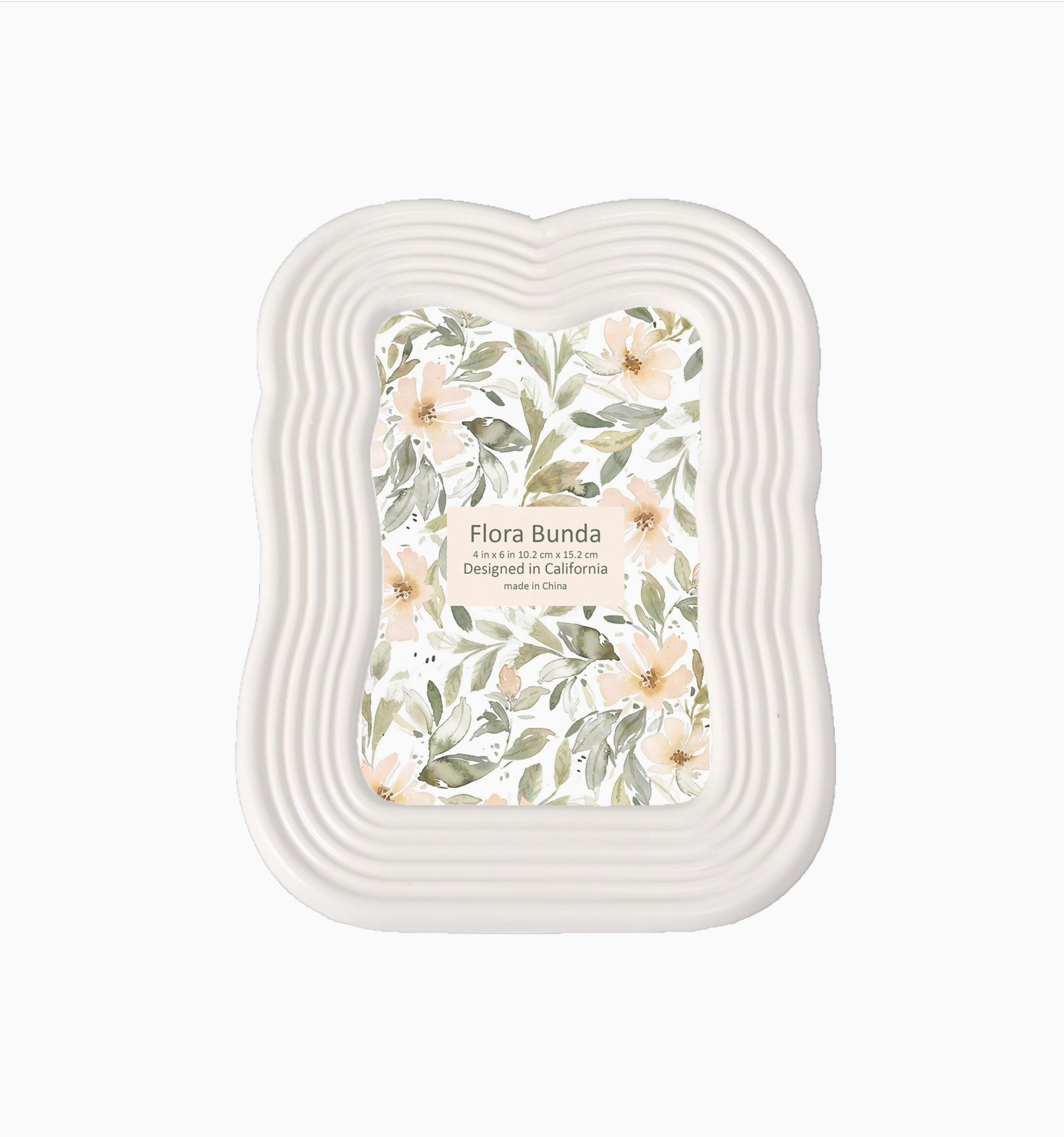 4 X 6 Curves Ceramic Frame