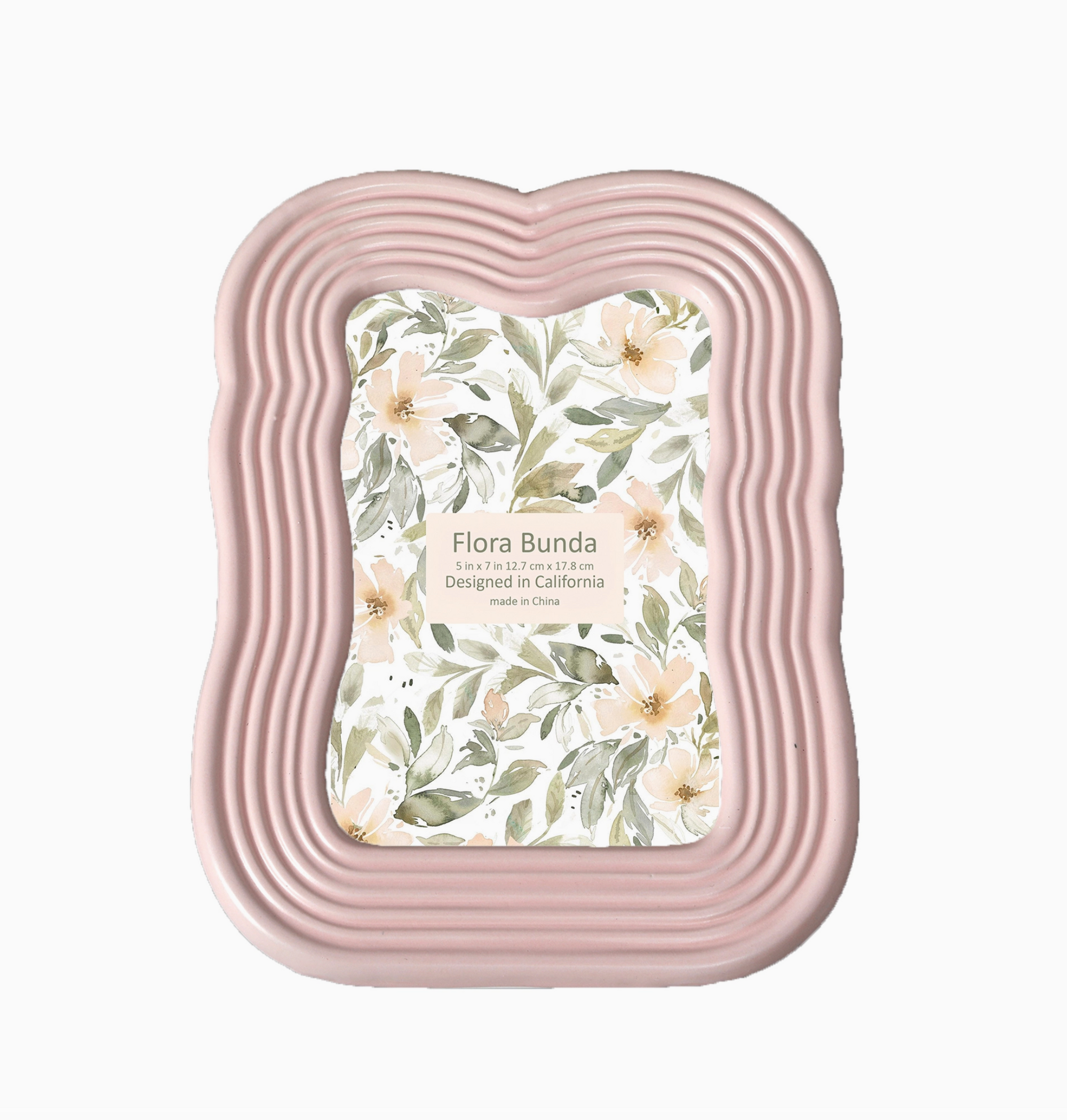 5 X 7 Curves Ceramic Frame