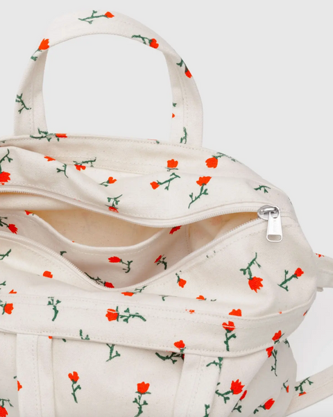 Horizontal Zip Duck Bag - Painted Wildflower