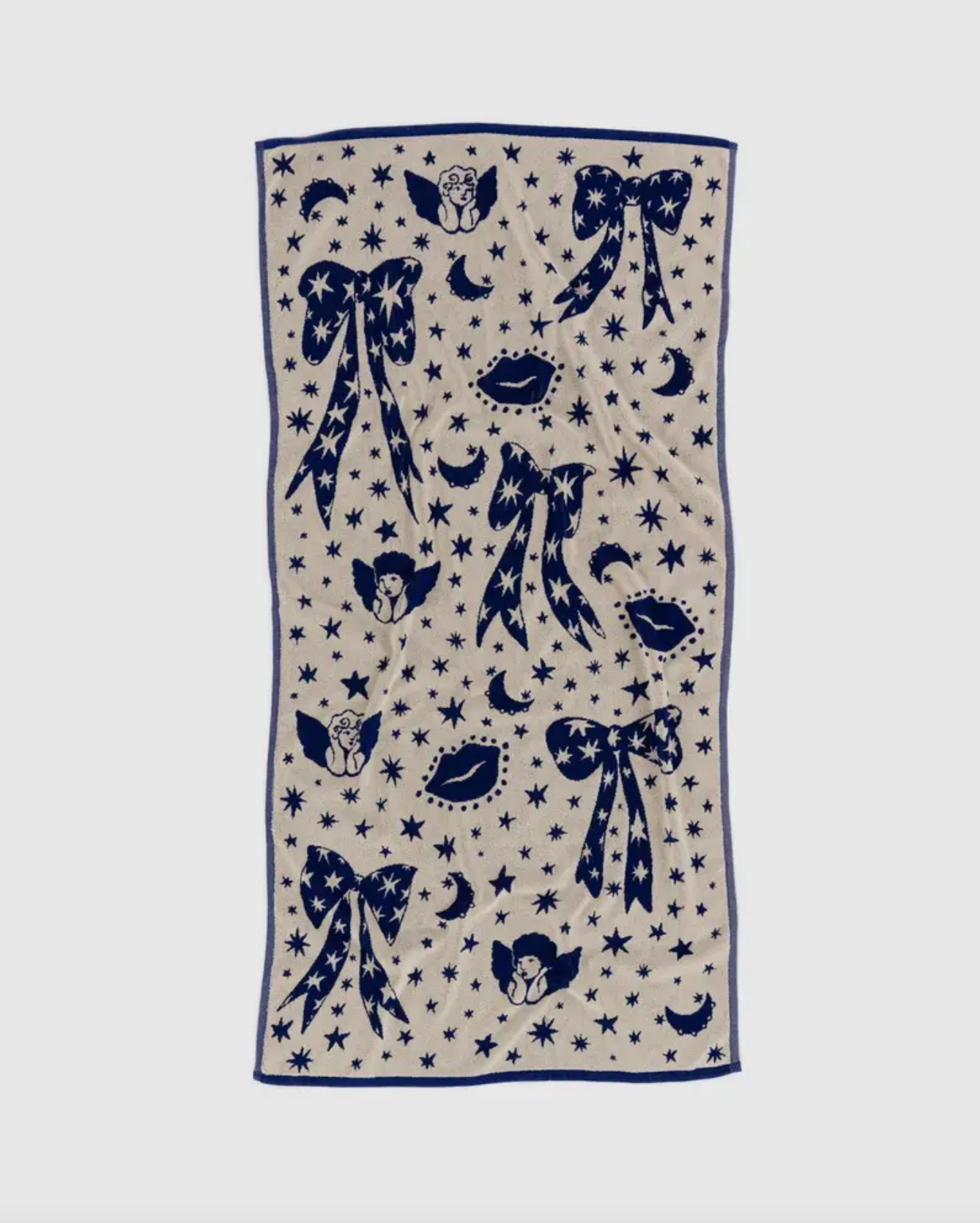 Bath Towel Cherub Bows