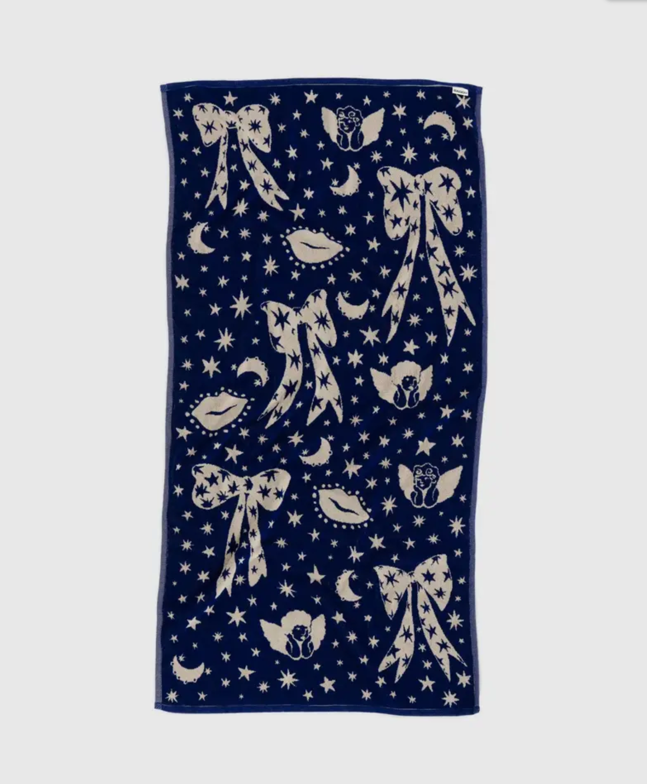 Bath Towel Cherub Bows