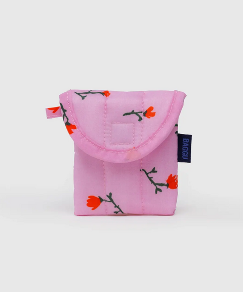 Puffy Earbuds Case - Painted Wildflower