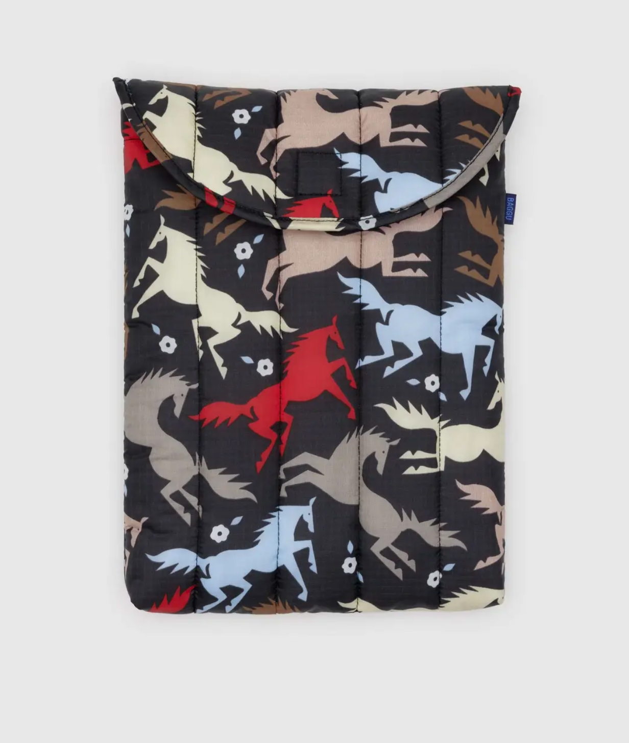 Puffy Laptop Sleeve 13"/14" - Horse Cut-Outs