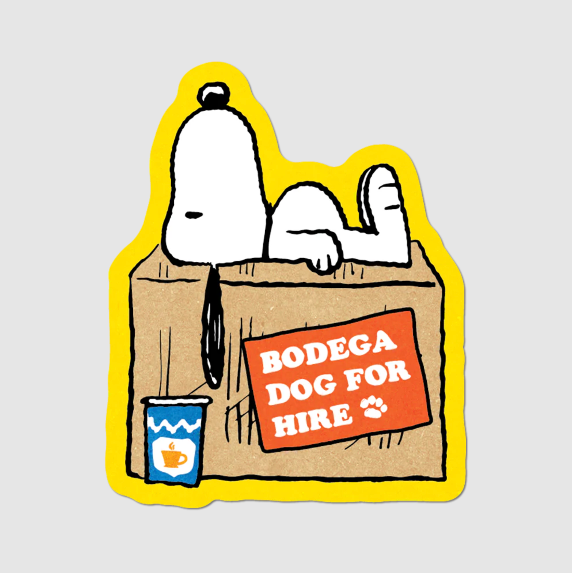 Bodega Snoopy Sticker