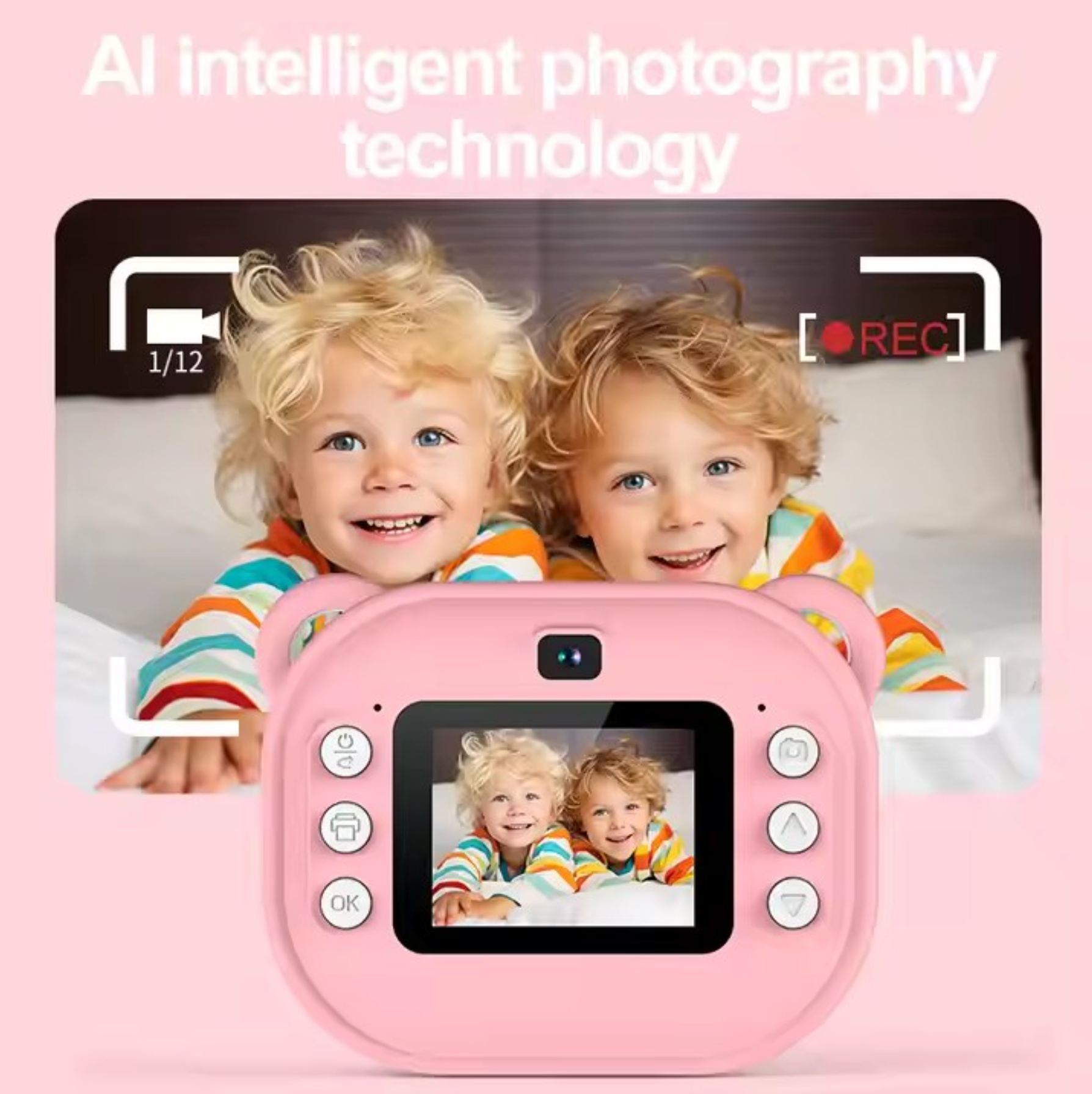 Dual Selfie Kids Camera with 1080P Videos - Stay Forever