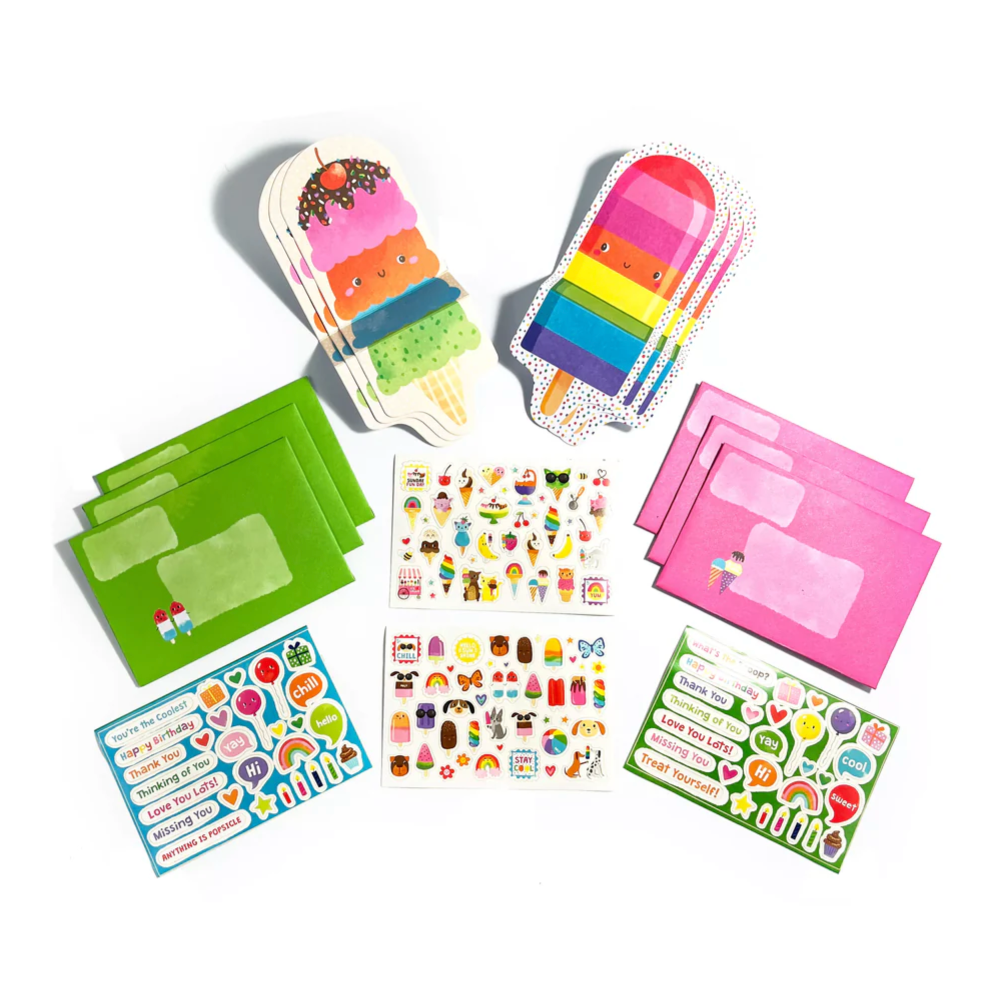Tiny Tadas!: Notecard & Sticker Kit - Sweet Treats