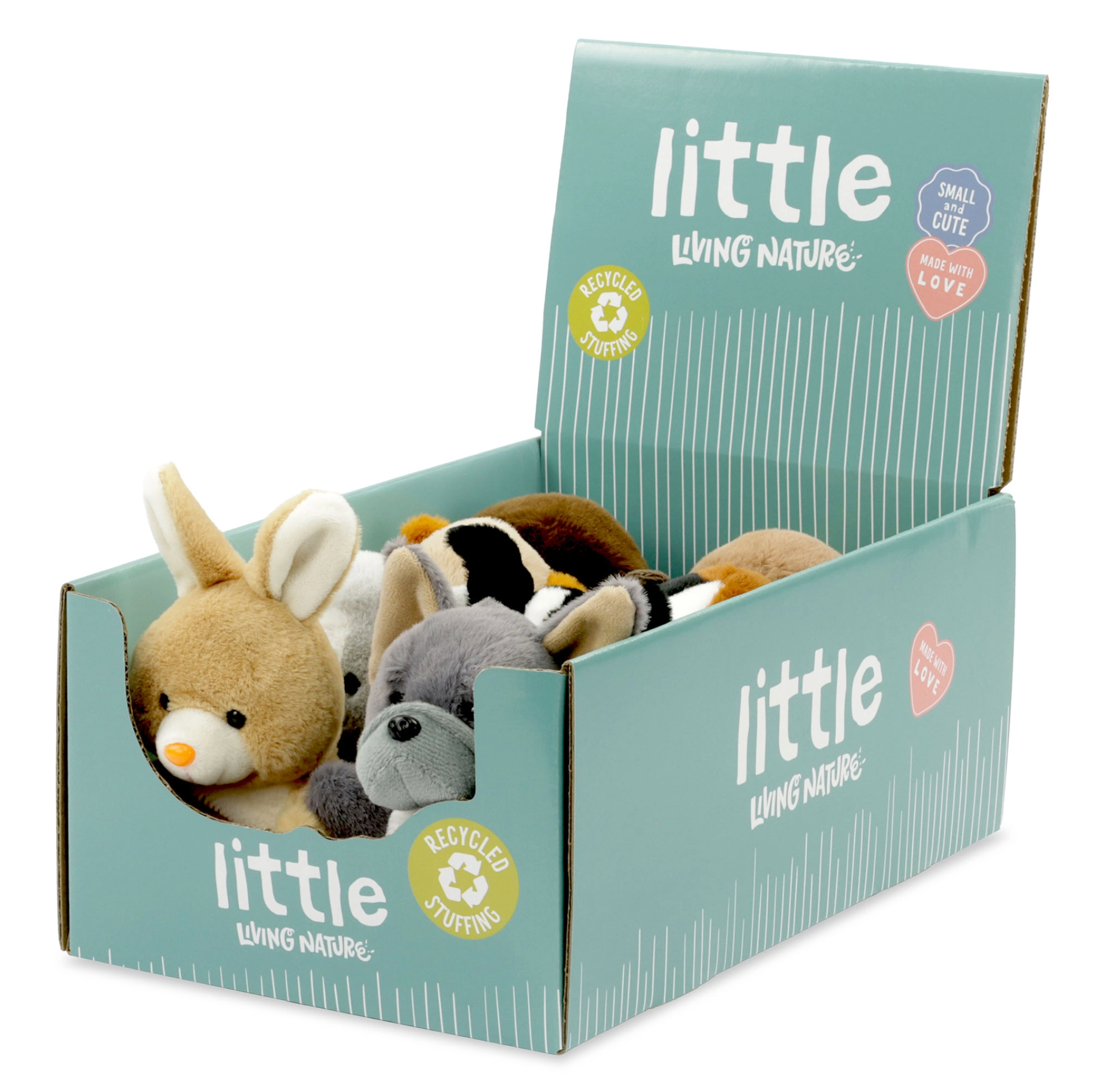 Little Living Nature Snugglies Pet Animal Plush - Stay Forever