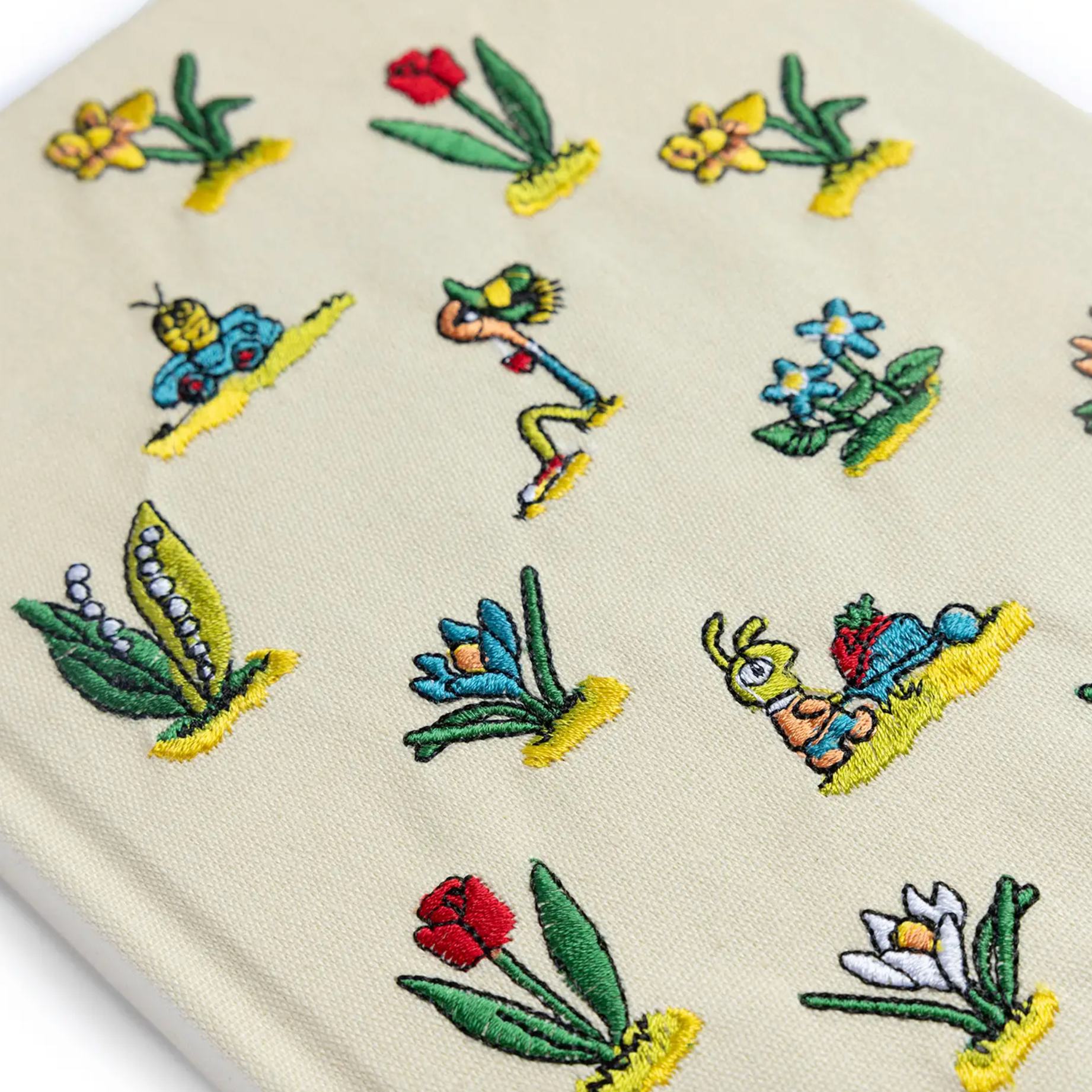 3P4 X Richard Scarry® - Lowly Floral Embroidered Journal - Stay Forever