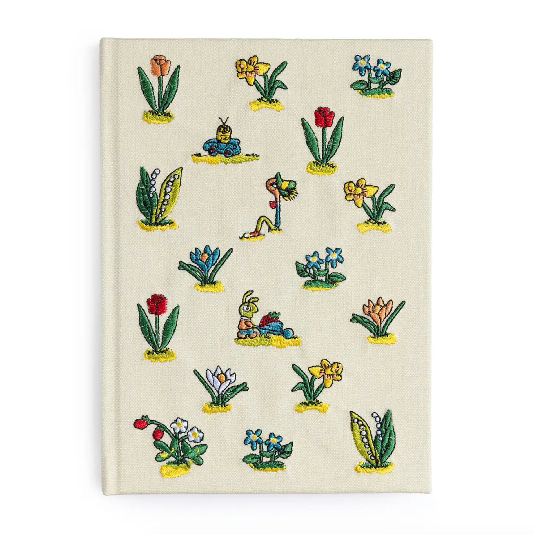3P4 X Richard Scarry® - Lowly Floral Embroidered Journal - Stay Forever