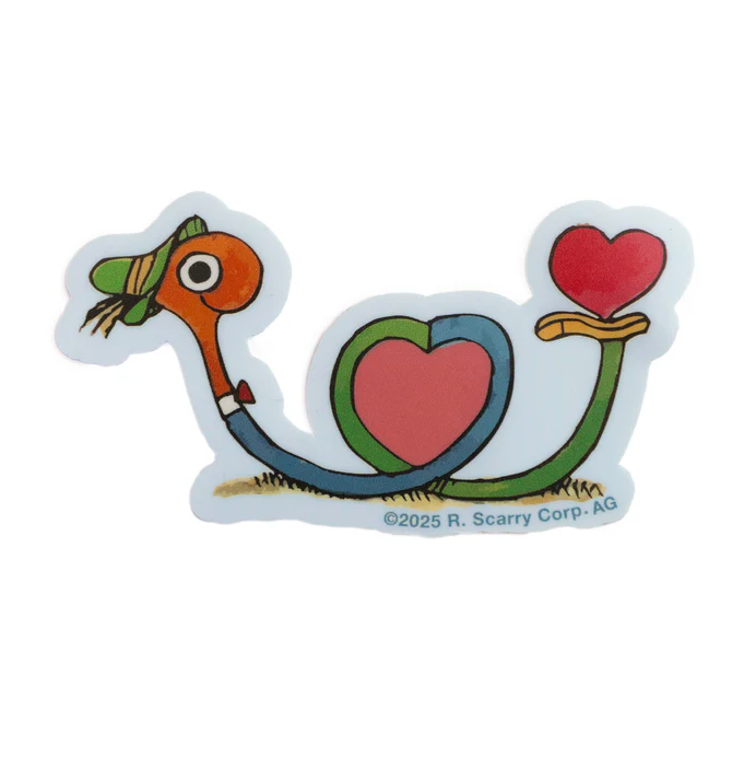 3P4 X Richard Scarry® Valentine - Lowly Heart Twist Sticker