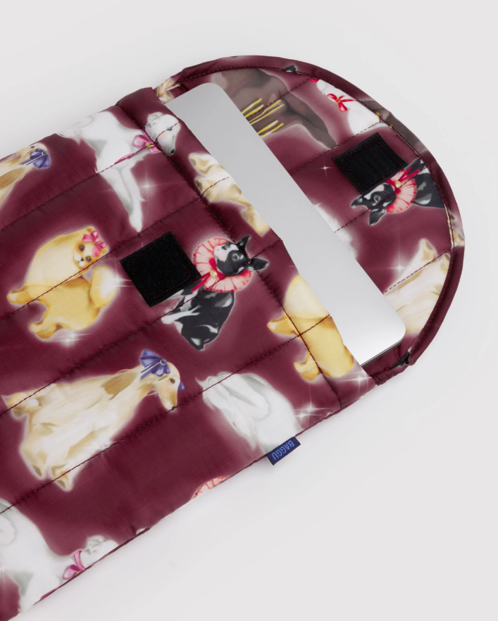 Puffy Laptop Sleeve 13"/14" - Fancy Dogs