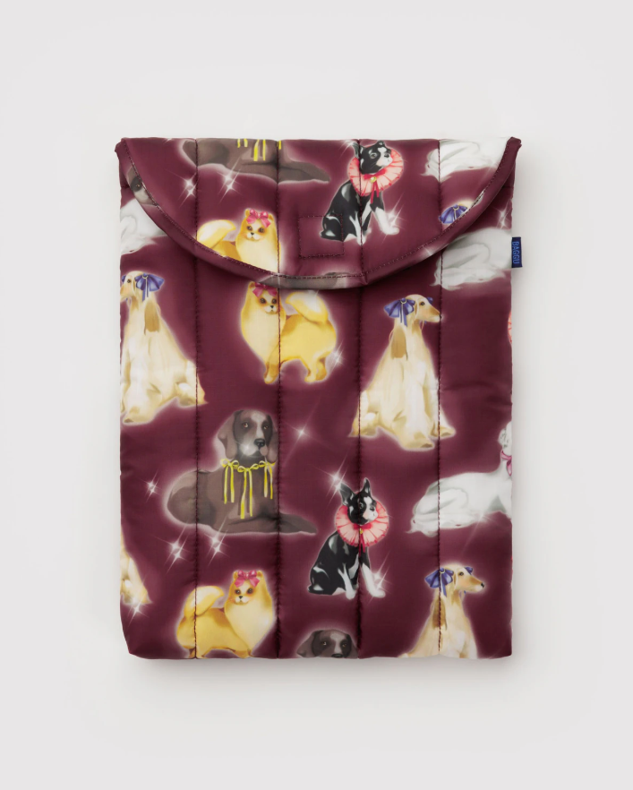 Puffy Laptop Sleeve 13"/14" - Fancy Dogs