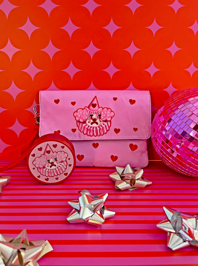 Smell Proof Bag with Lock- Sad Clown