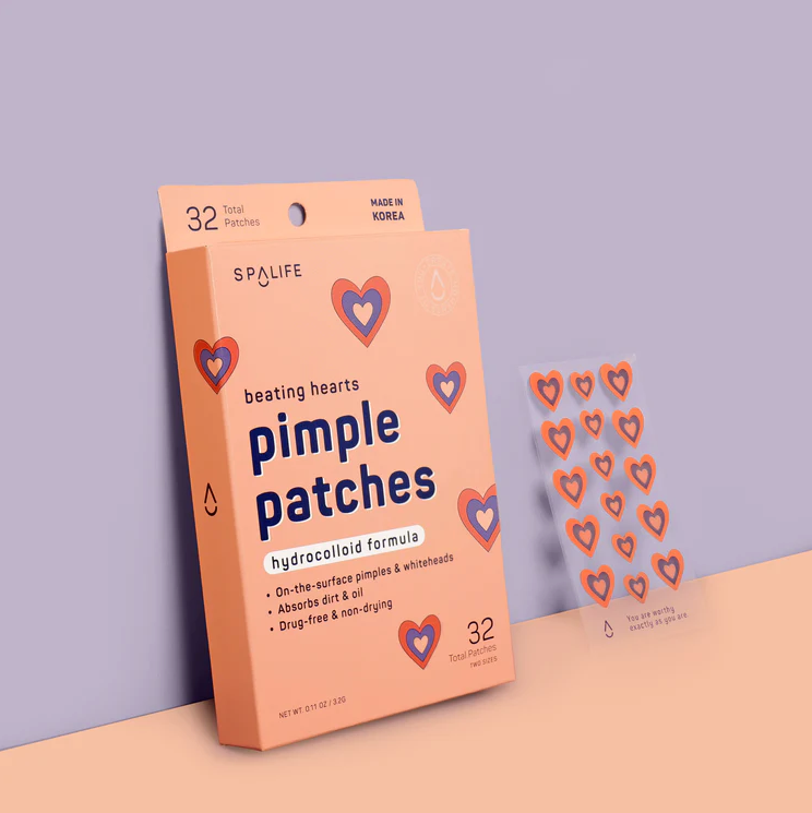 Valentines' Day Beating Hearts Hydrocolloid Pimple Patches