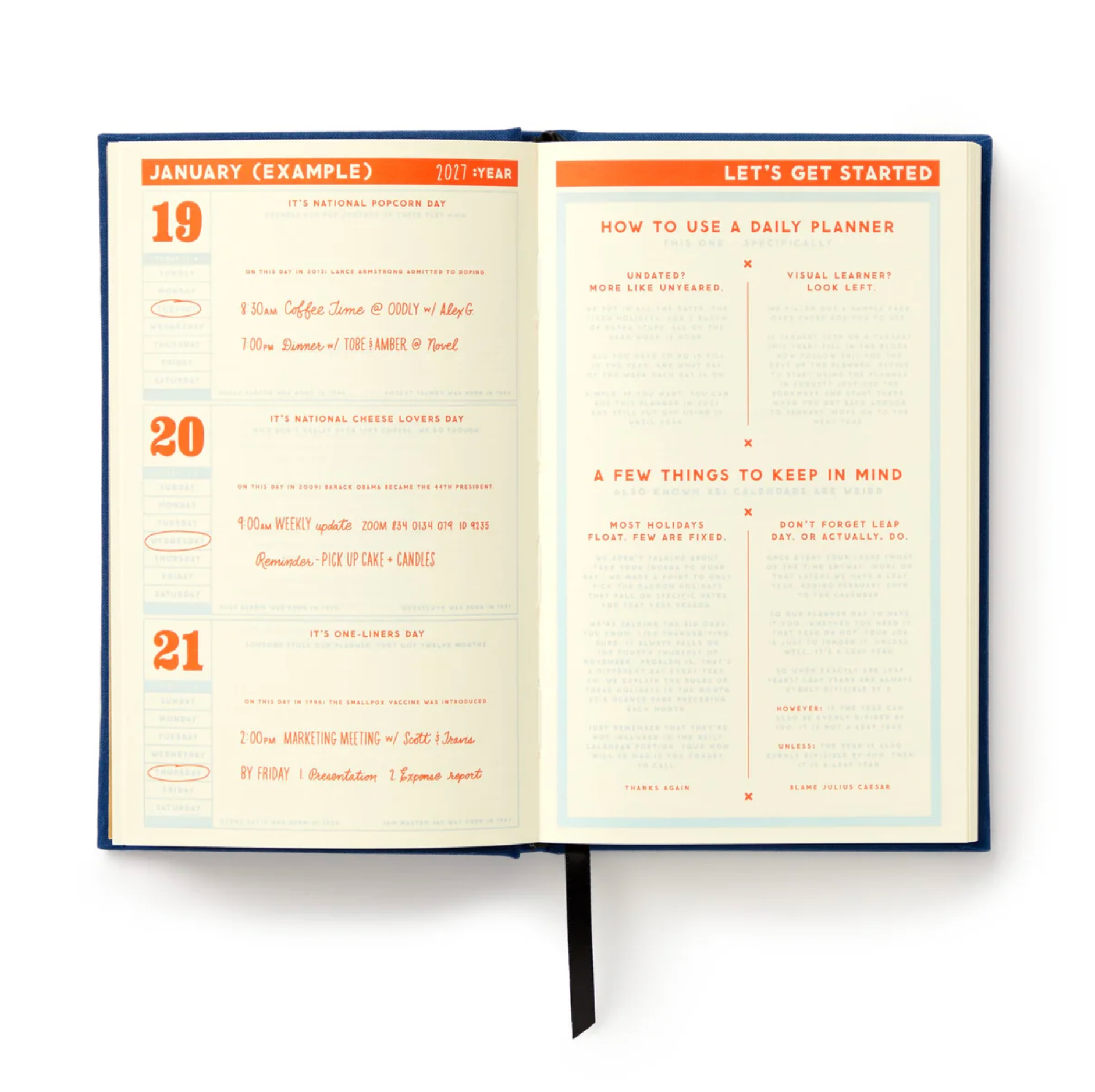 Brass Monkey Things I'll Cancel Later Undated Mini Planner