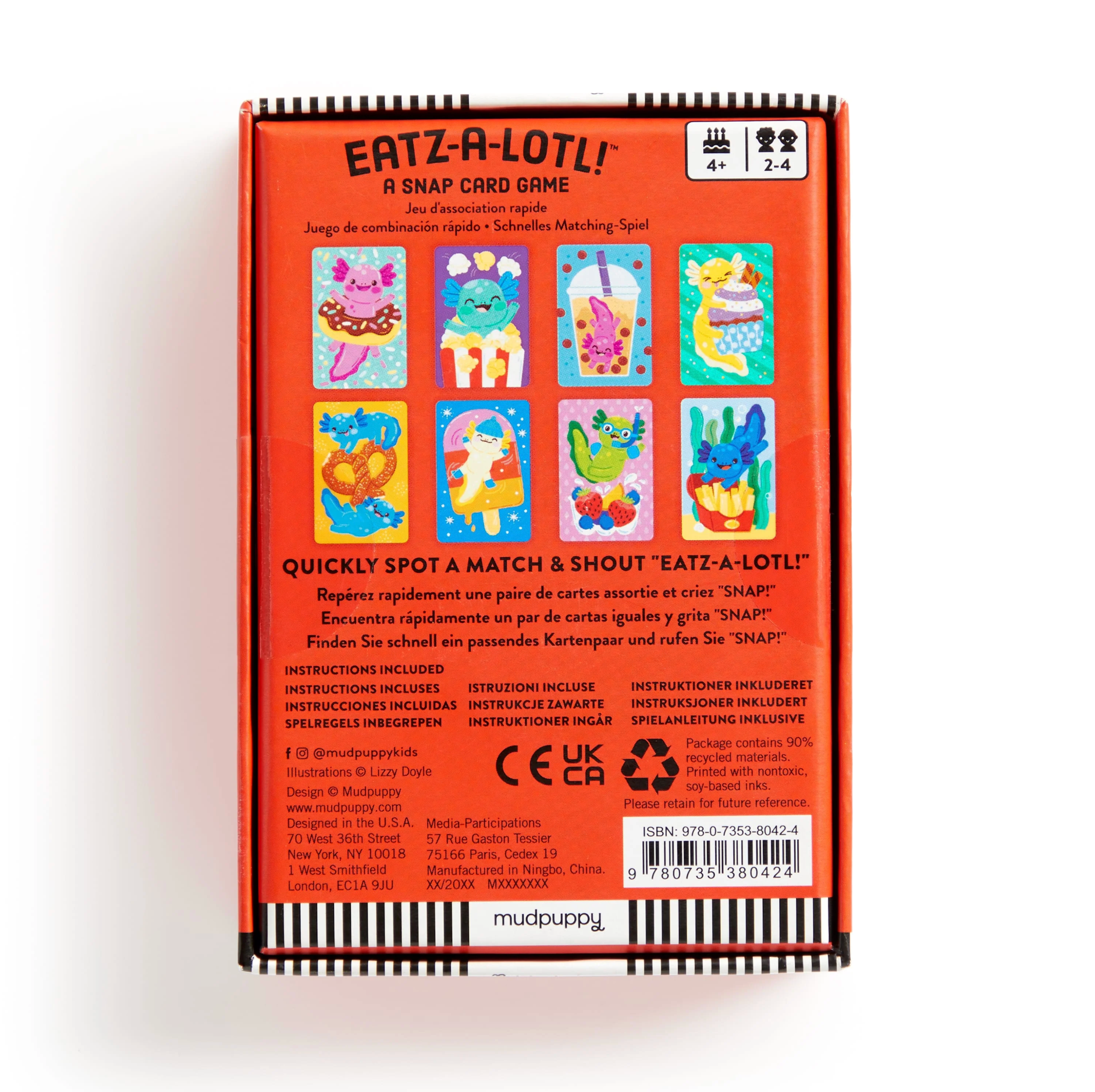 Eatz-A-Lotl! Card Game - Stay Forever