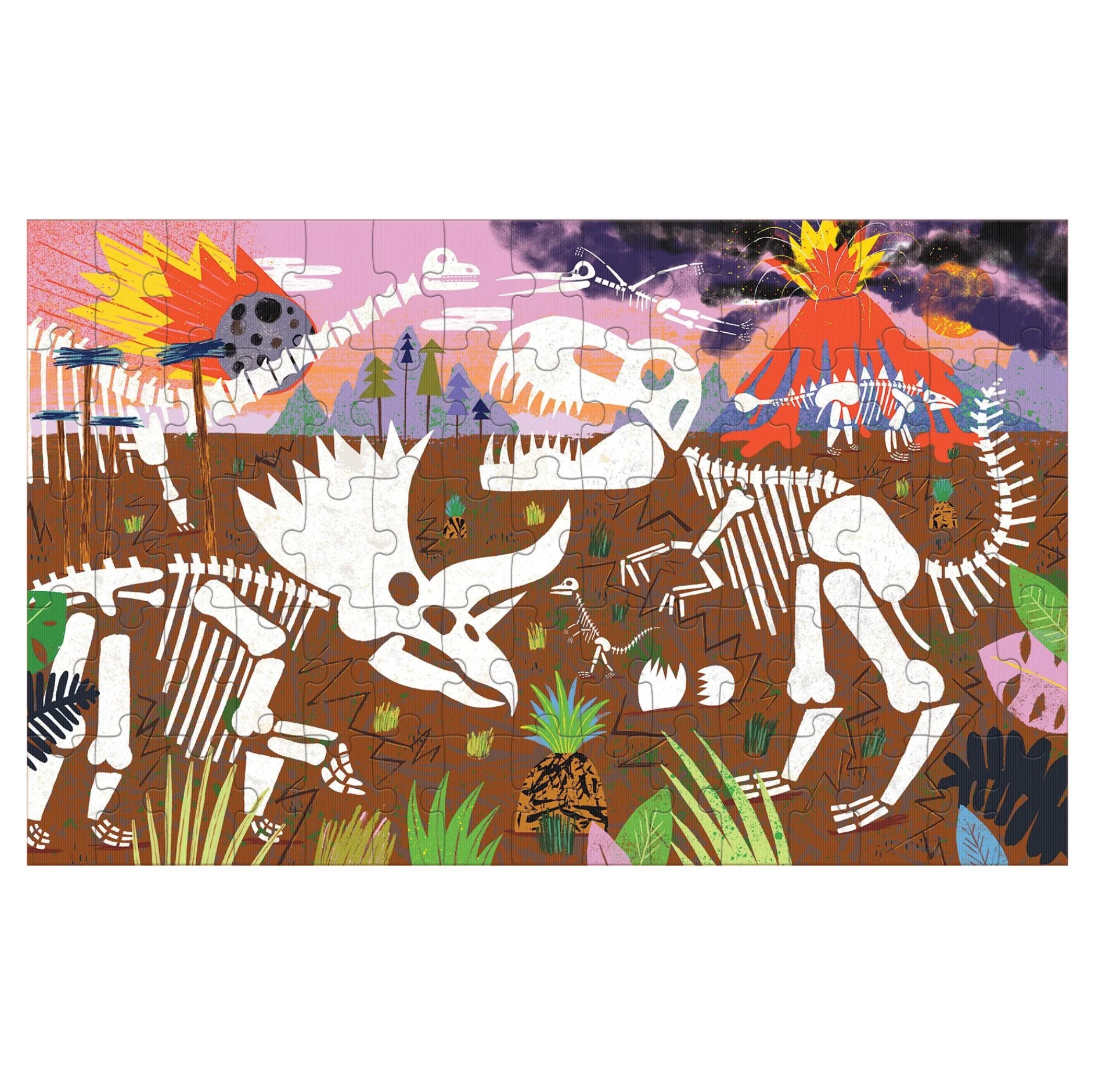 Dinosaur Roar 75 Piece Lenticular Puzzle