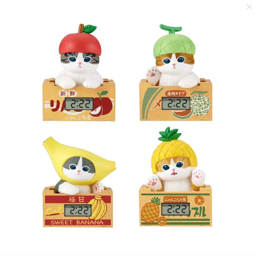 Mofusand Fresh Fruit Meow Watch Blind Box - Stay Forever