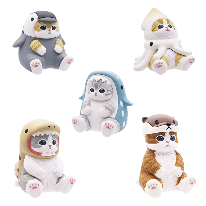 Mofusand Marine Life Meow Sitting Pose Blind Box - Stay Forever