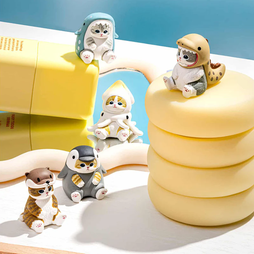 Mofusand Marine Life Meow Sitting Pose Blind Box - Stay Forever