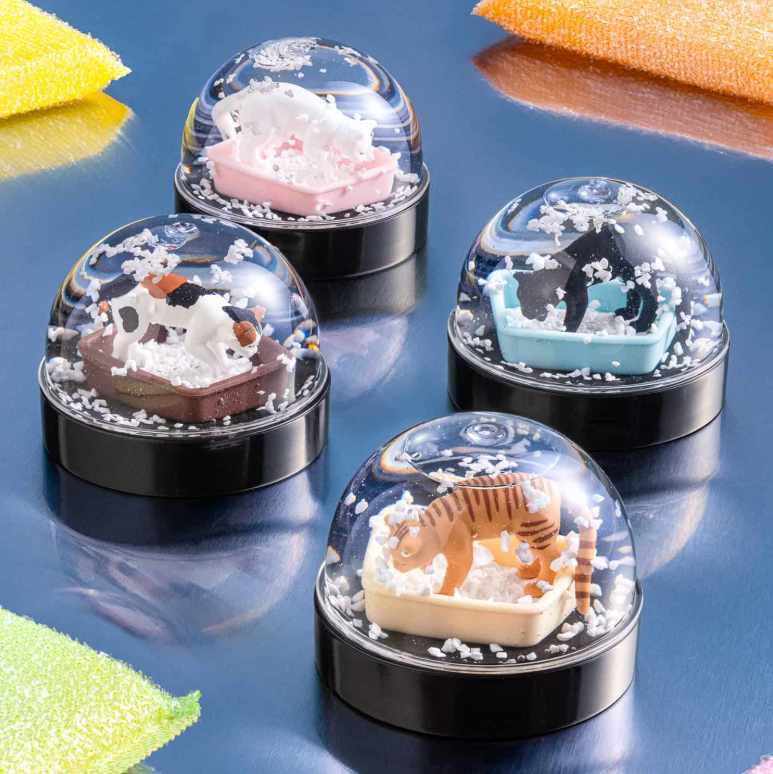 Cat Litter Snow Globe Blind Box - Stay Forever