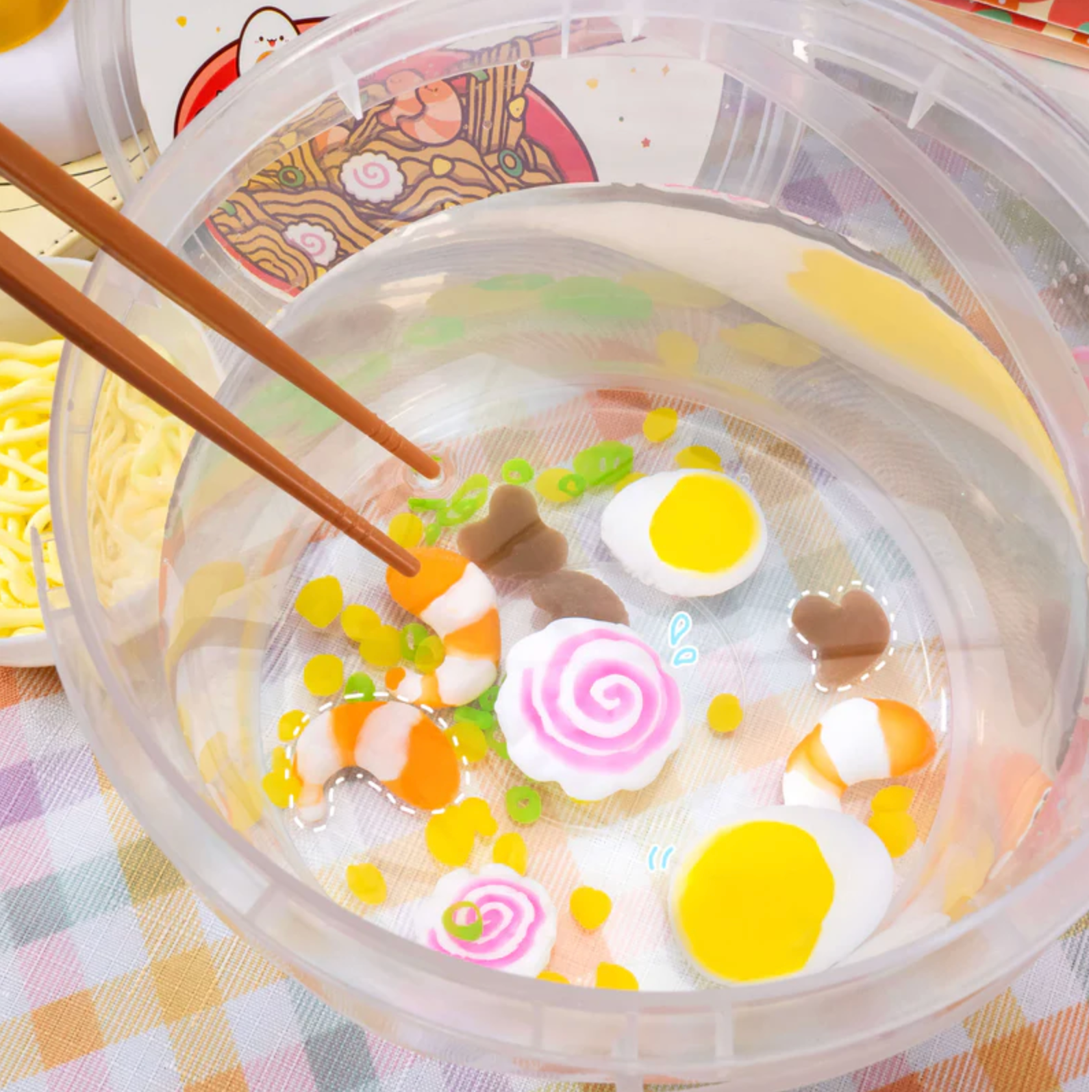 Instant Ramen Noodles Slime Science Kit - Stay Forever