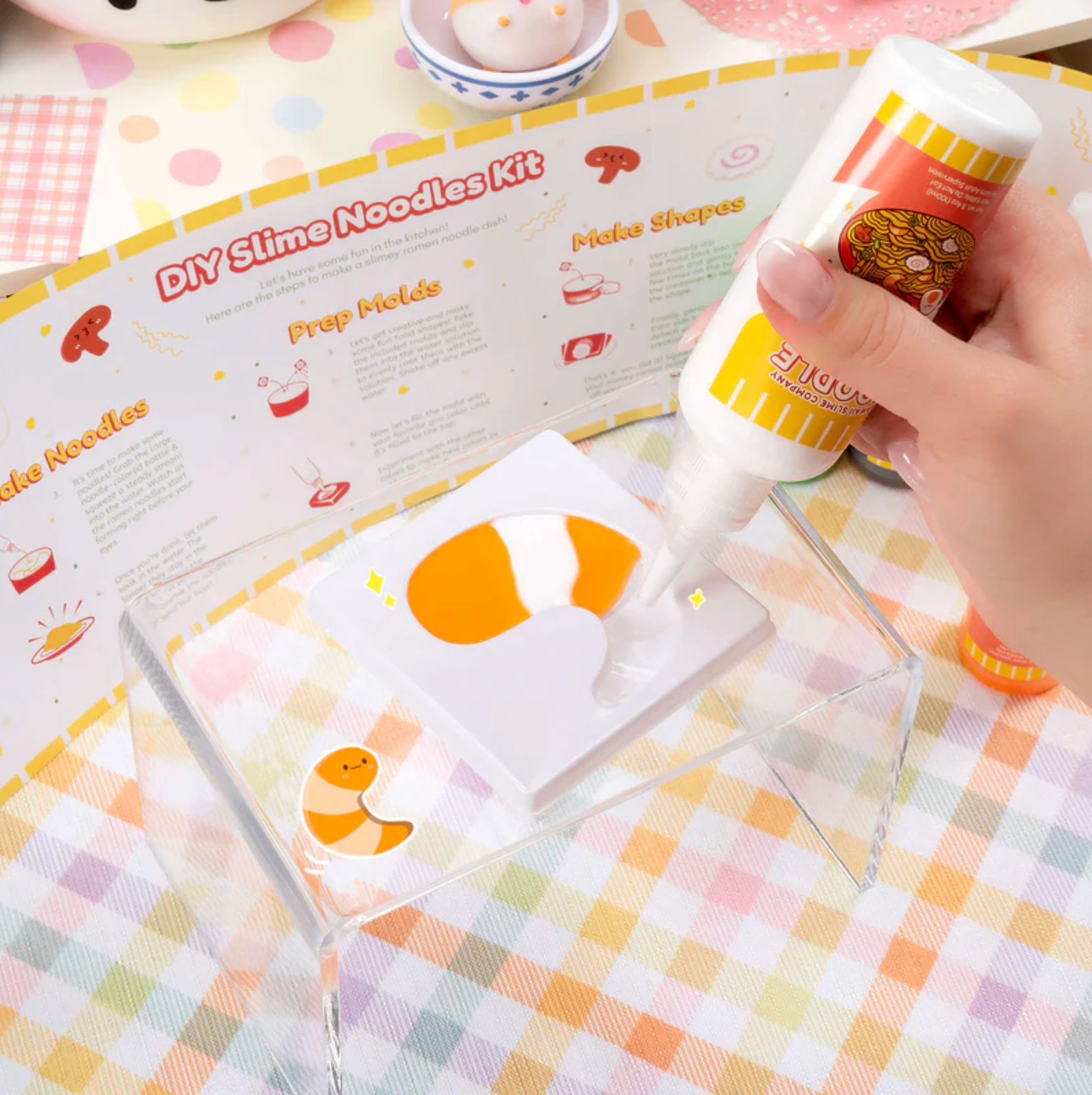 Instant Ramen Noodles Slime Science Kit - Stay Forever