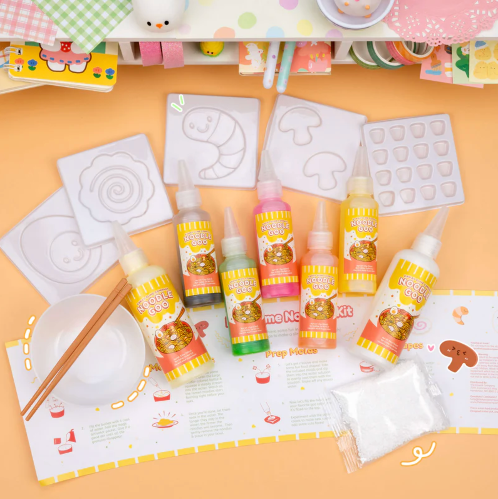 Instant Ramen Noodles Slime Science Kit - Stay Forever