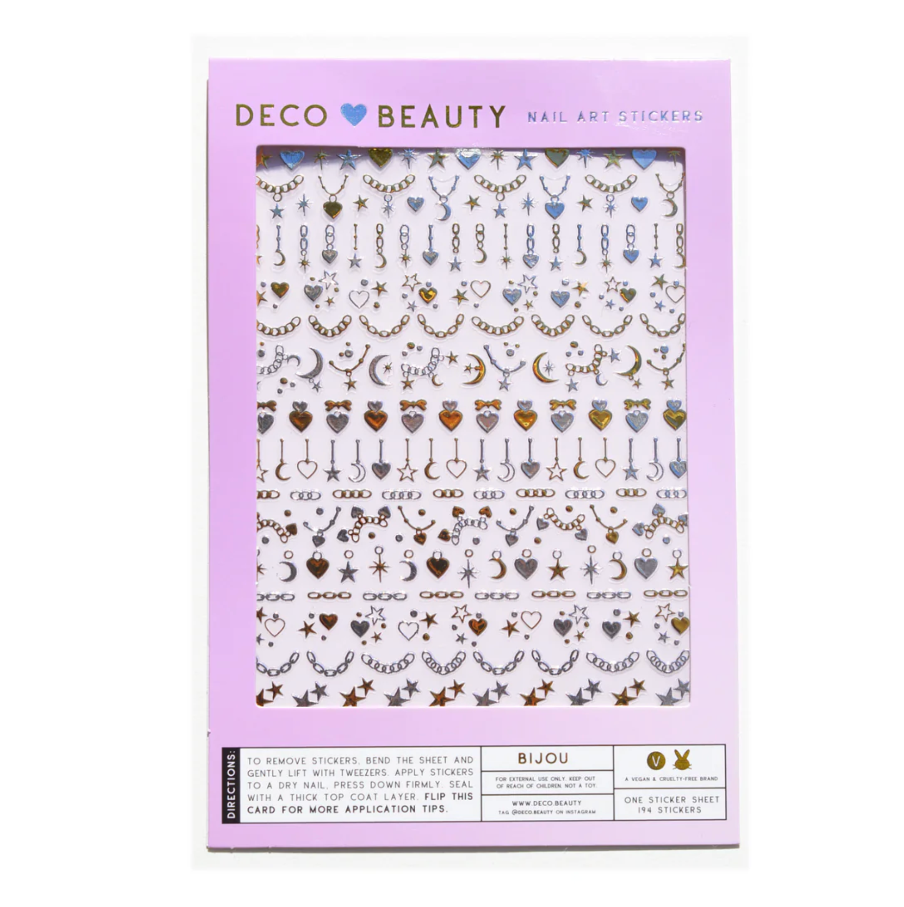 Deco Miami Nail Art Stickers - Stay Forever