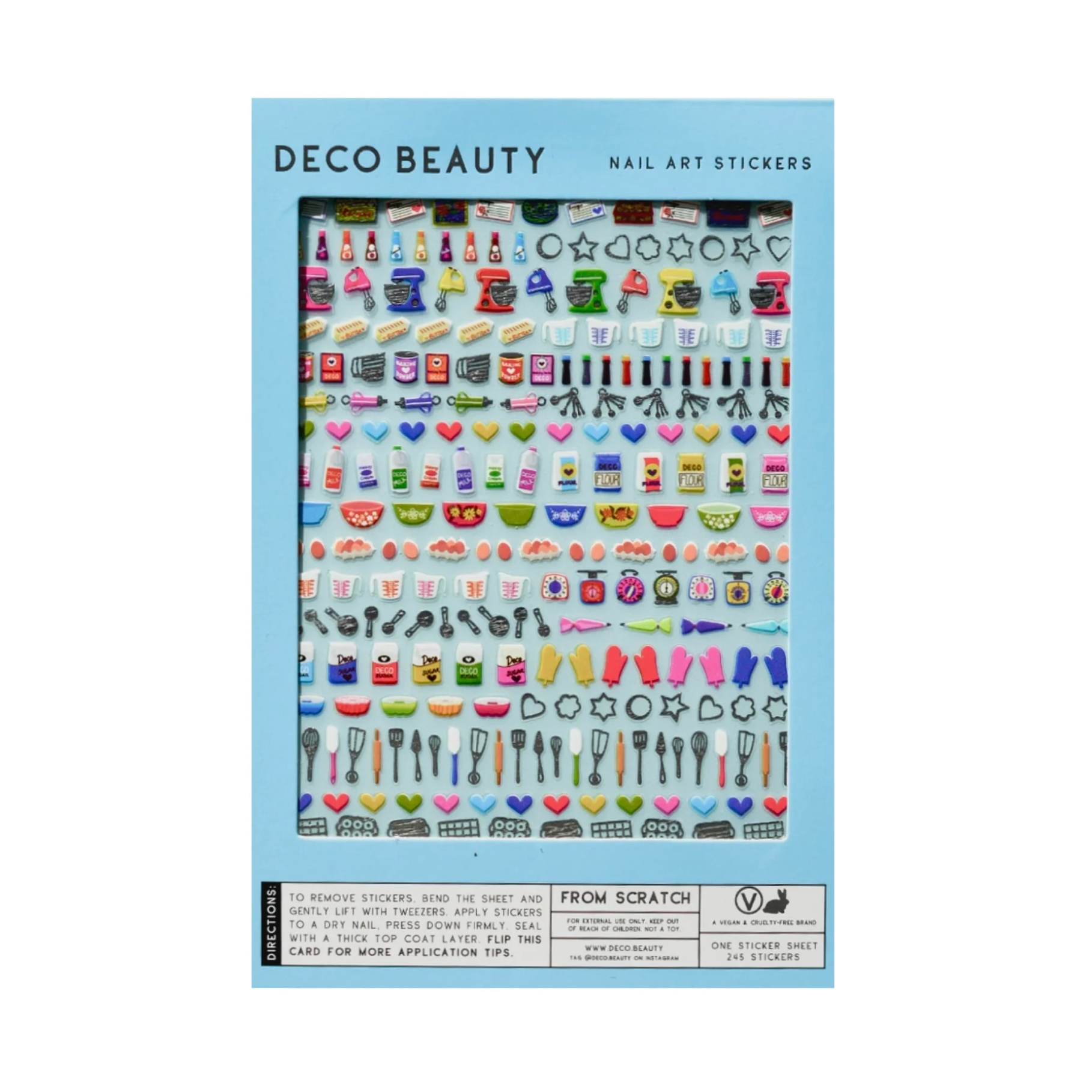 Deco Miami Nail Art Stickers - Stay Forever
