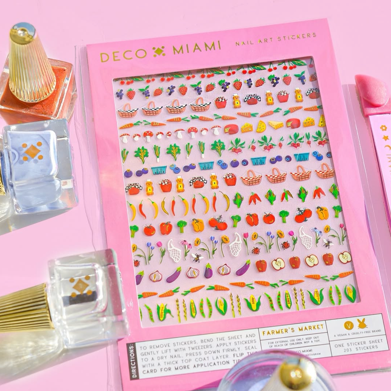 Deco Miami Nail Art Stickers - Stay Forever